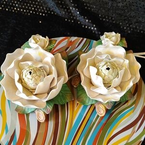 Vintage Porcelain Flower Night Lights